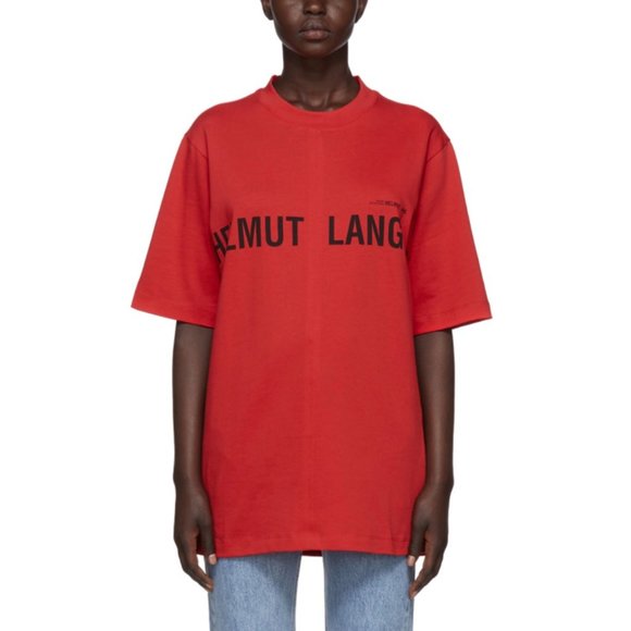 Helmut Lang Red T Shirt Store, 58% OFF 